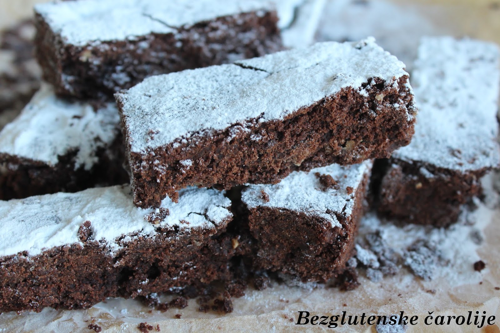 Bezglutenski brauni sa brašnom od kestena
